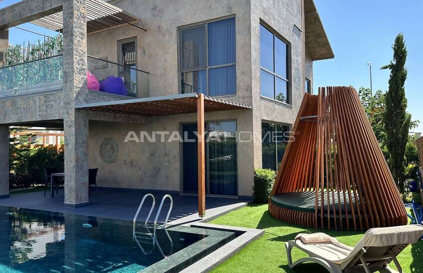 Villa Duplex 1 Chambre Avec Piscine Et Jardin À Kadriye, Antalya 3