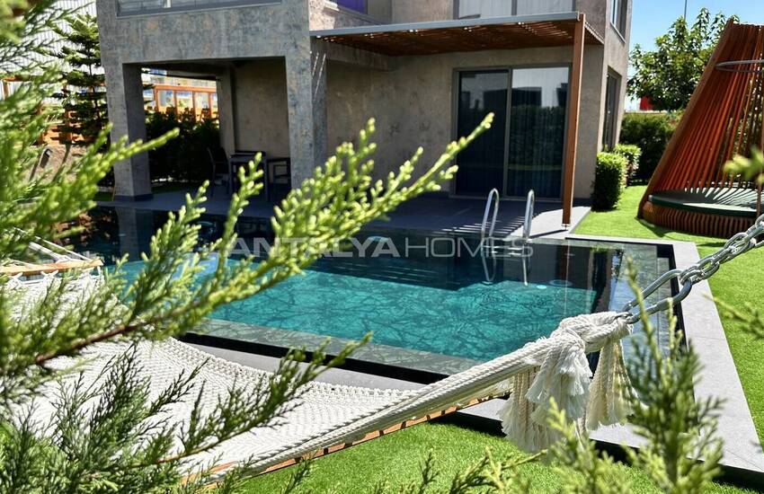 Villa Duplex 1 Chambre Avec Piscine Et Jardin À Kadriye, Antalya 7