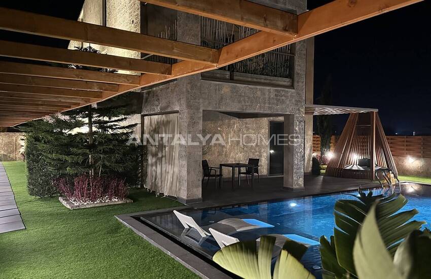 Villa Duplex 1 Chambre Avec Piscine Et Jardin À Kadriye, Antalya 2