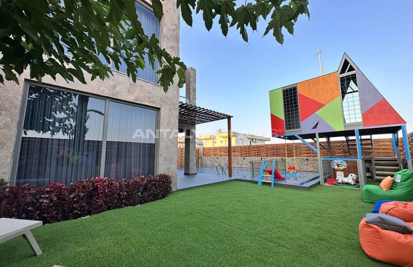 Villa 3 Chambres Avec Piscine Privée À Kadriye, Antalya 5