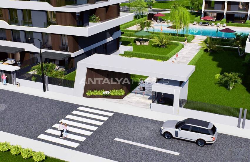 Apartments with a Pool and Security in Antalya Kepez 20