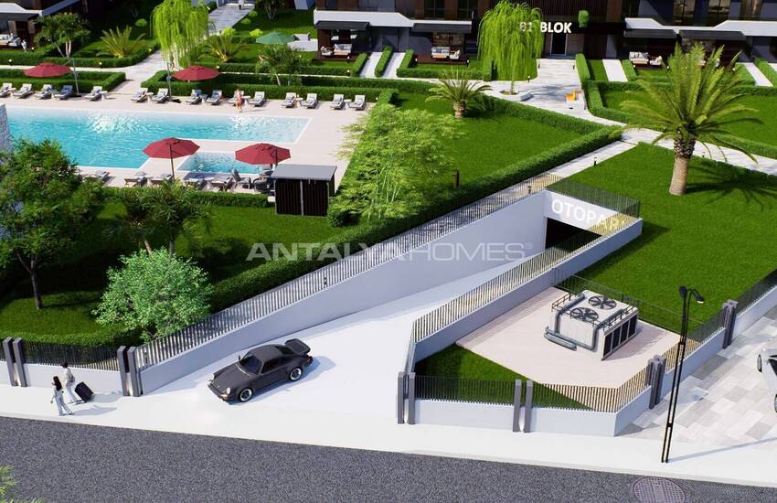 Apartments with a Pool and Security in Antalya Kepez 17
