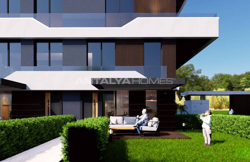 Apartments with a Pool and Security in Antalya Kepez 10