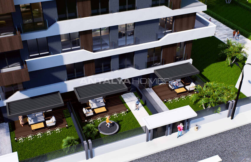 Apartments with a Pool and Security in Antalya Kepez 16