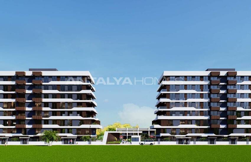 Apartments with a Pool and Security in Antalya Kepez 18