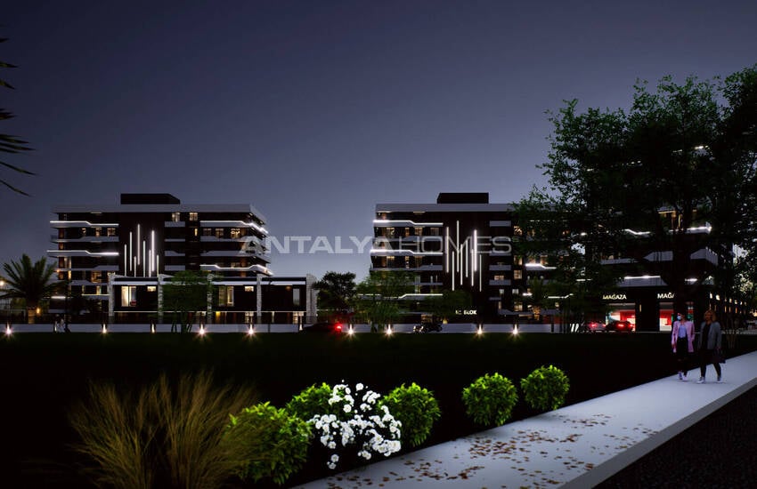 Apartments with a Pool and Security in Antalya Kepez 19