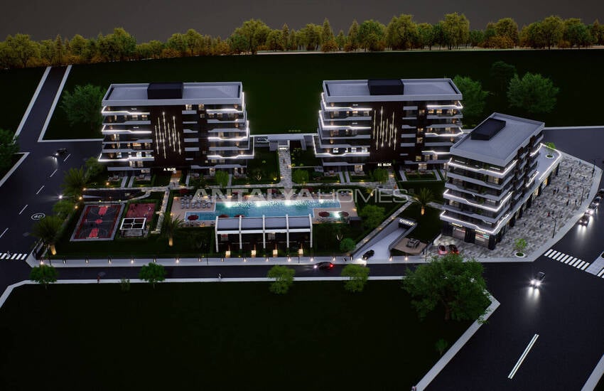 Apartments with a Pool and Security in Antalya Kepez 6