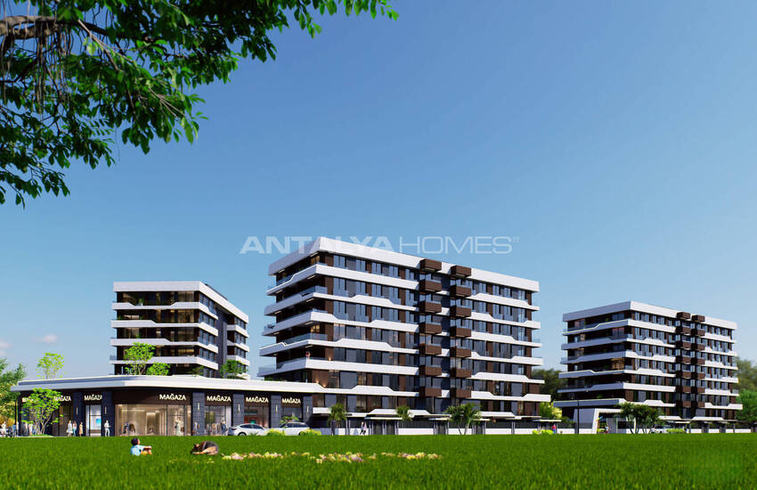 Apartments with a Pool and Security in Antalya Kepez 1