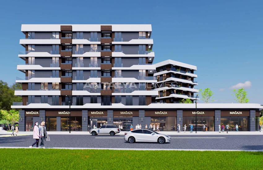 Apartments with a Pool and Security in Antalya Kepez 7