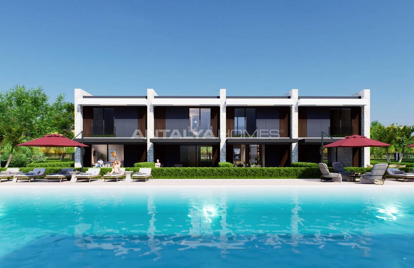 Villas Jumelées Avec Piscine Commune À Kepez, Antalya 2