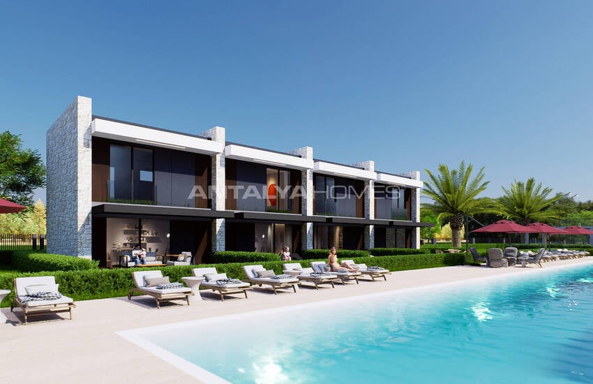 Villas Jumelées Avec Piscine Commune À Kepez, Antalya 4