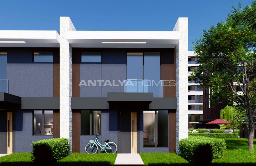 Villas Jumelées Avec Piscine Commune À Kepez, Antalya 5