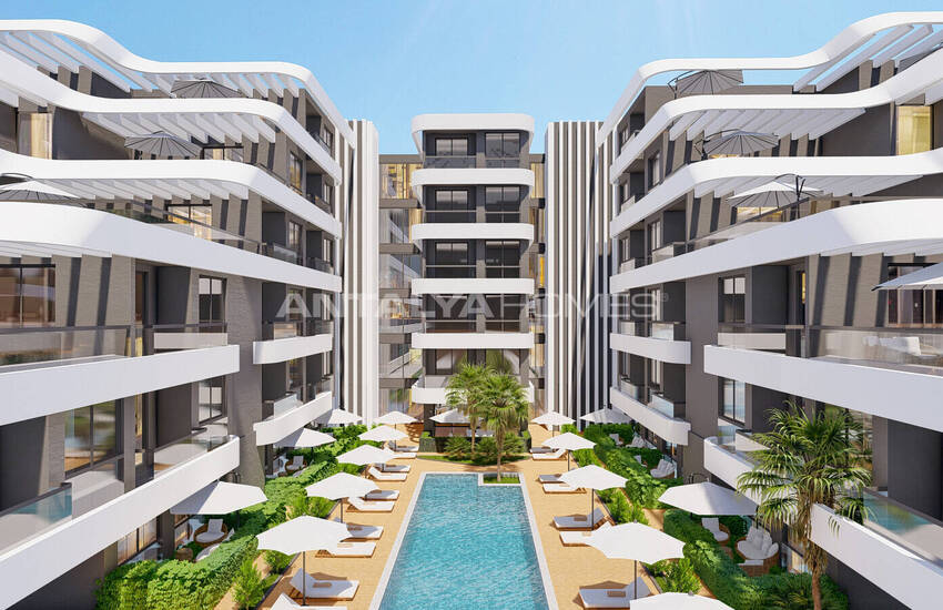 Apartment with Rich Communal Amenities in Antalya Altintas 2