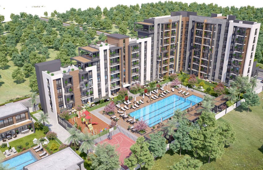 Apartments with Rich Communal Amenities in Antalya Altintas