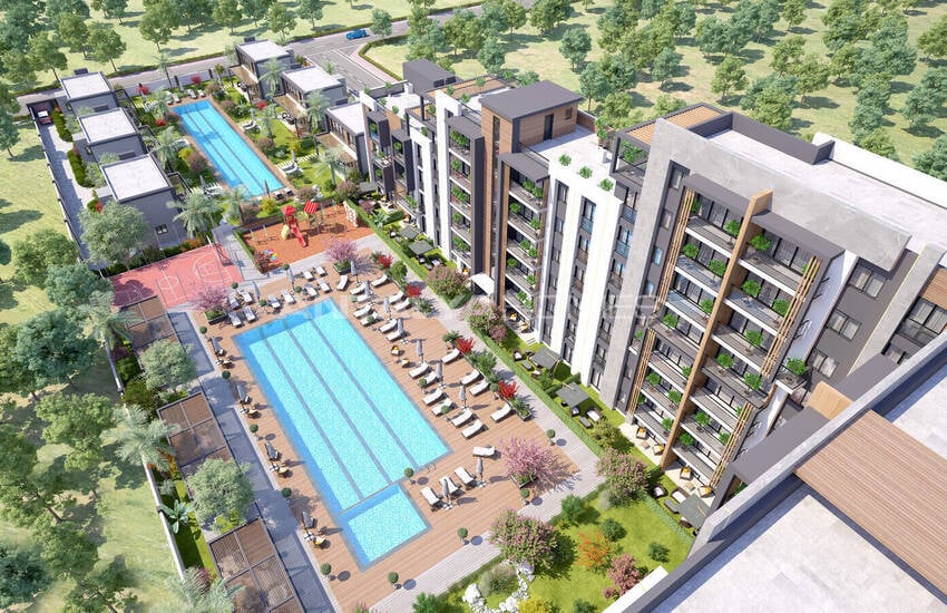 Apartments with Rich Communal Amenities in Antalya Altintas 2