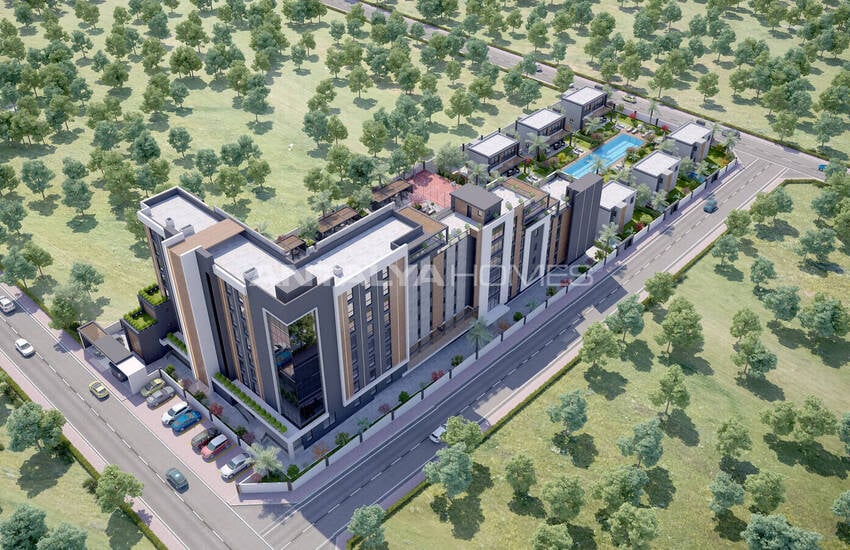 Apartments with Rich Communal Amenities in Antalya Altintas 3