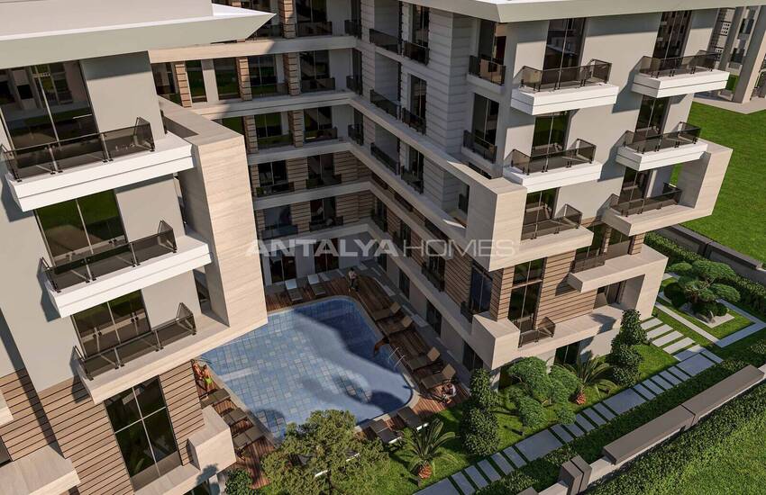 Stylish Apartments with Communal Garden in Konyaalti Antalya