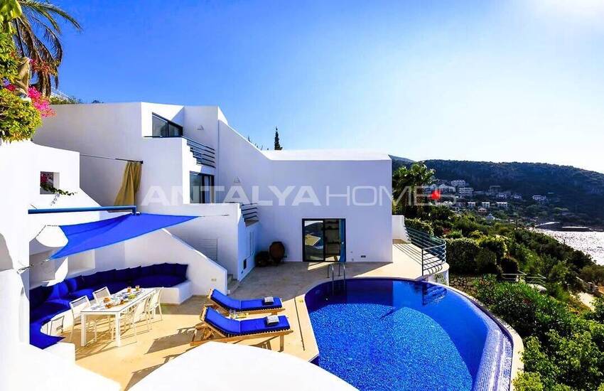 Villa with Private Pool and View in Kalkan Antalya 1