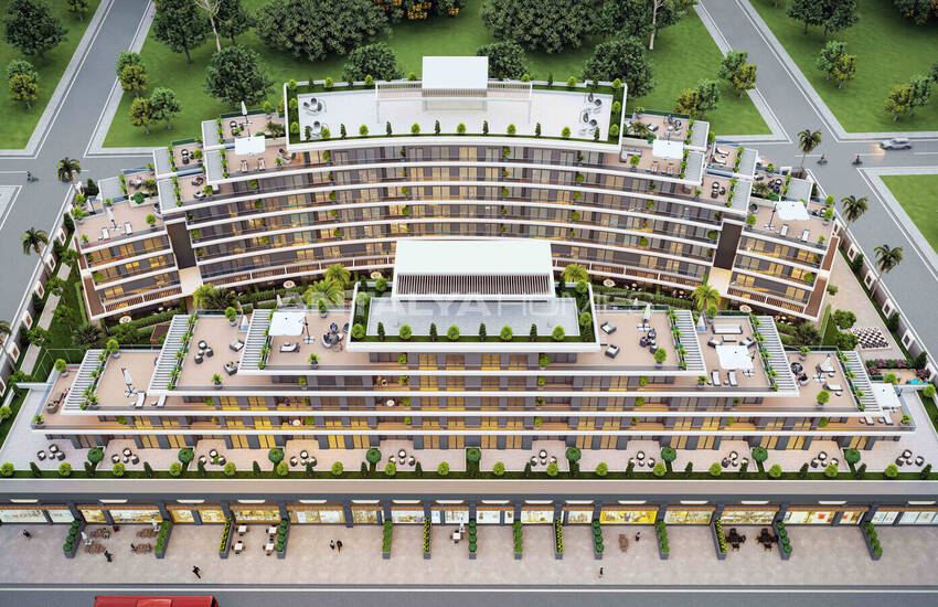 Apartments with Communal Pool Near Tram in Antalya Kepez 7
