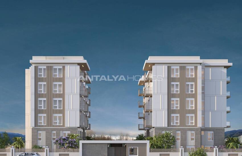 Middle and Ground Floor Apartments with Pool in Antalya Kepez 3