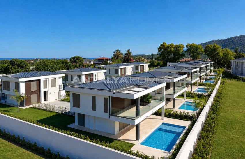Vrijstaande Villa Met 4 Slaapkamers En Zeezicht In Kemer, Antalya 2