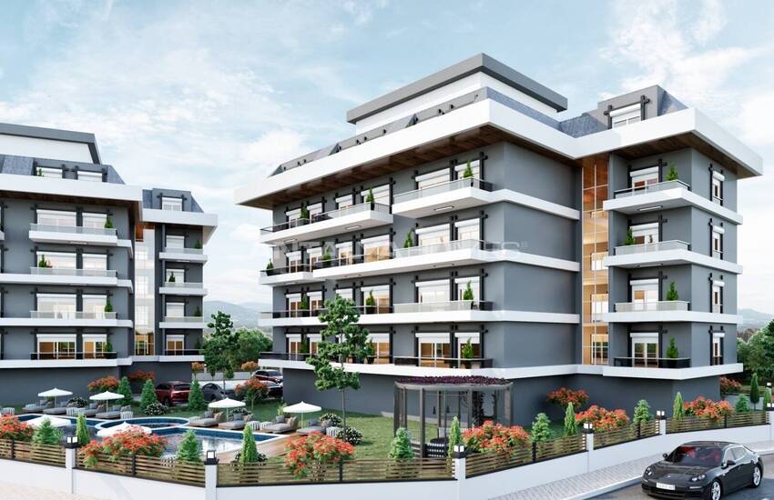 Appartements Avec De Nombreux Équipements Communs À Alanya Turquie 1