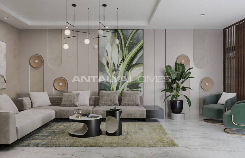 Sea and Castle View Apartments with Rich Amenities in Alanya 5