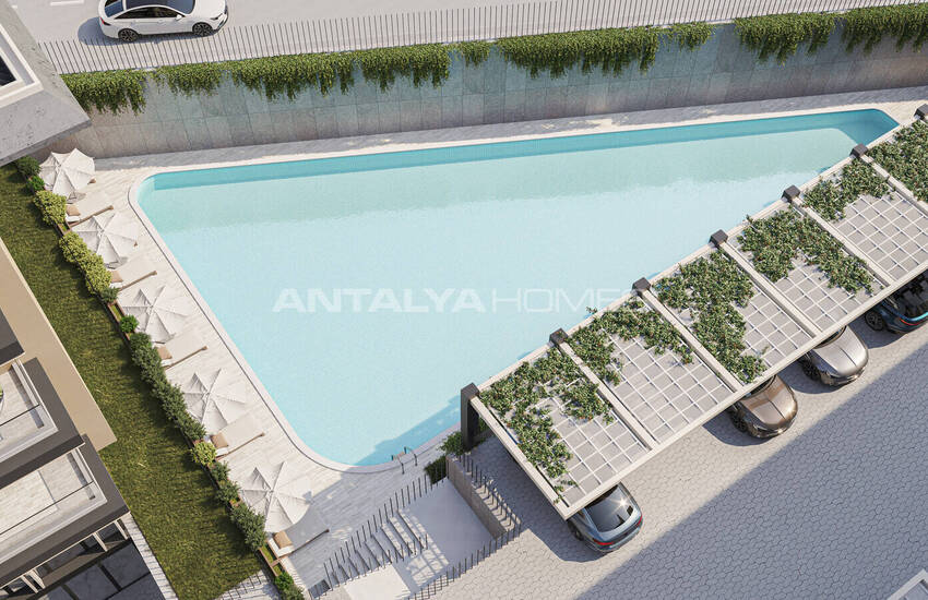 Sea and Castle View Apartments with Rich Amenities in Alanya 3