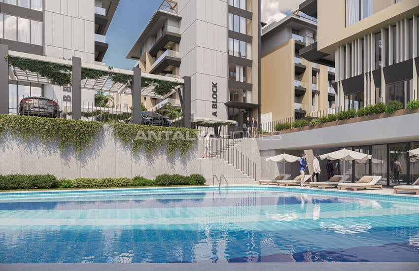 Sea and Castle View Apartments with Rich Amenities in Alanya 1