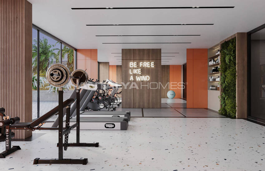 Sea and Castle View Apartments with Rich Amenities in Alanya 11