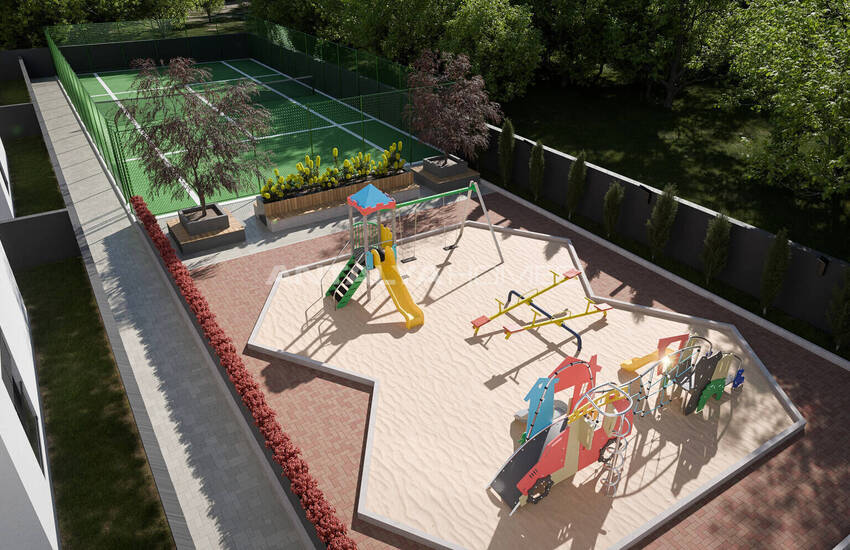 Beaux Appartements Avec Jardin Commun À Antalya Kepez 3