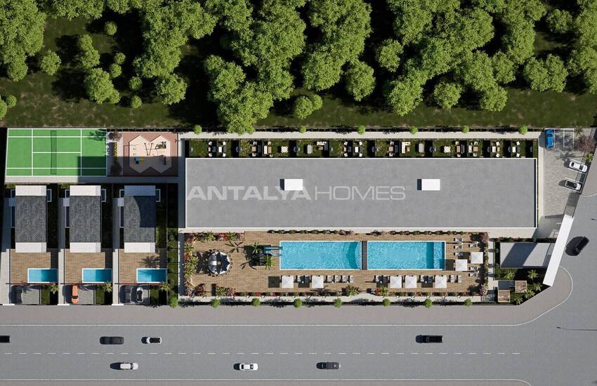 Beaux Appartements Avec Jardin Commun À Antalya Kepez 2