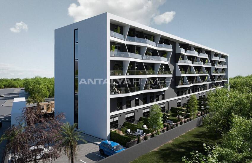 Beaux Appartements Avec Jardin Commun À Antalya Kepez 6