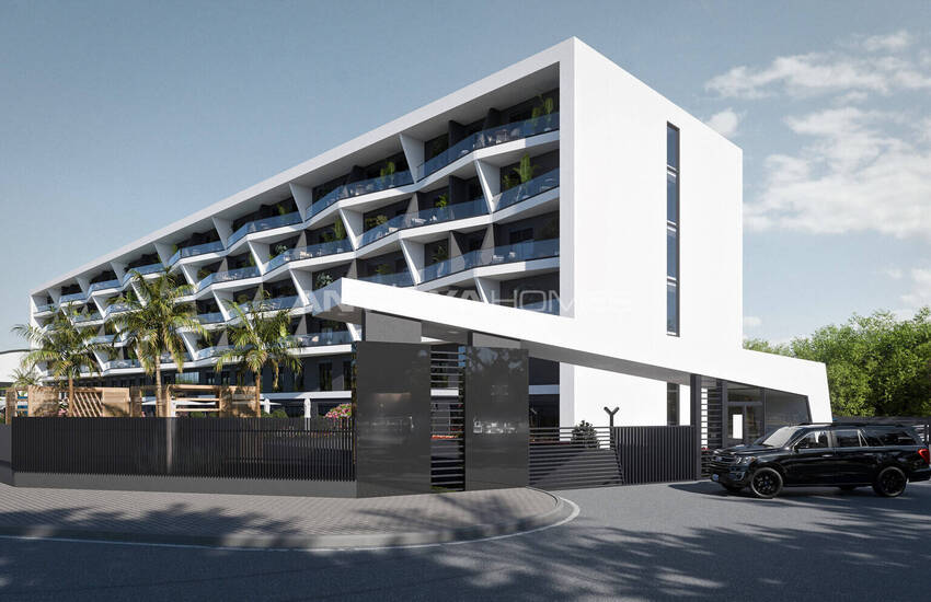 Beaux Appartements Avec Jardin Commun À Antalya Kepez 7