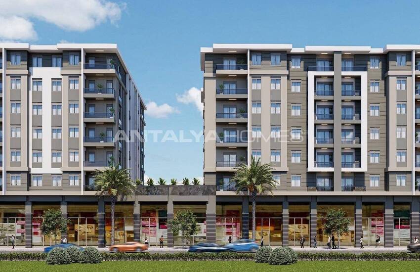 Flats with Shared Pool Near Amenities in Kepez Antalya 4