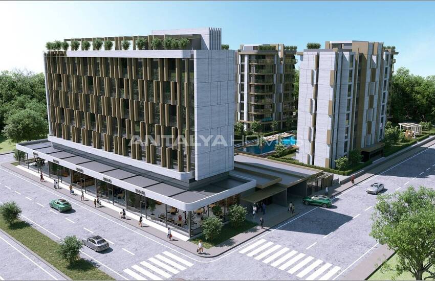 Middle Floor Apartments Near the Sea in Antalya Muratpasa 1