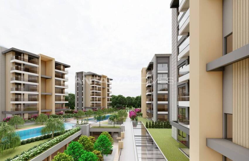 Stylish Middle Floor Apartments for Sale in Antalya Muratpasa 2