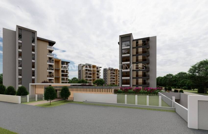 Stylish Middle Floor Apartments for Sale in Antalya Muratpasa 1