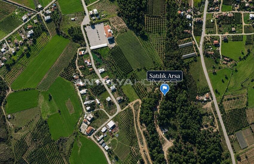 Земельный участок под застройку с видом на лес в районе Анталья 2
