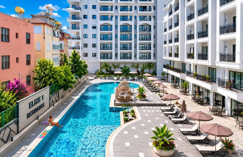 Alanya’da Zengin Sosyal Olanaklara Sahip Ara Kat Daire 3