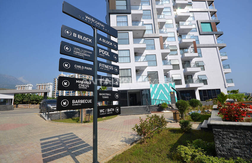 Meerblickwohnung Mit Gemeinschaftspool Und Parkplatz In Alanya 4