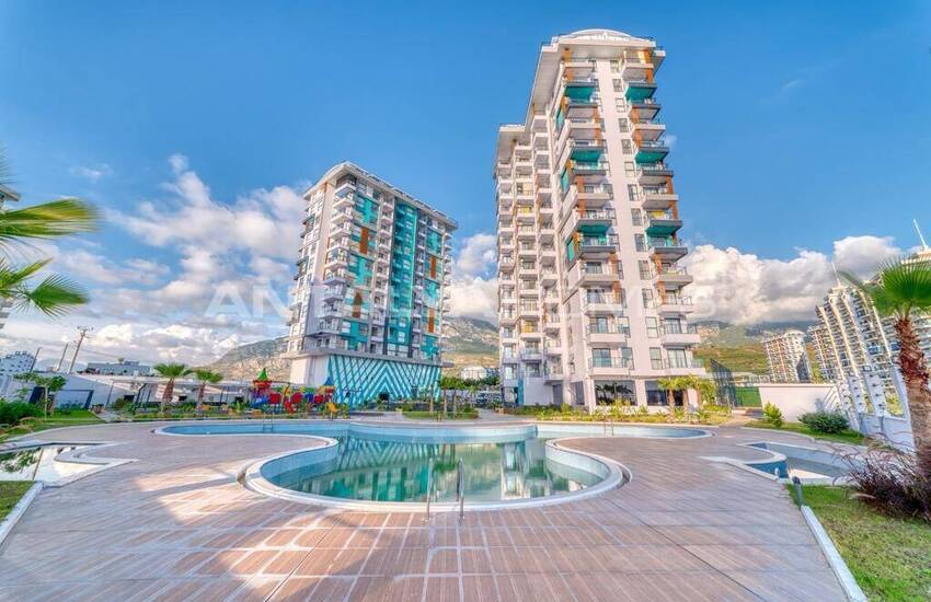 Meerblickwohnung Mit Gemeinschaftspool Und Parkplatz In Alanya 3