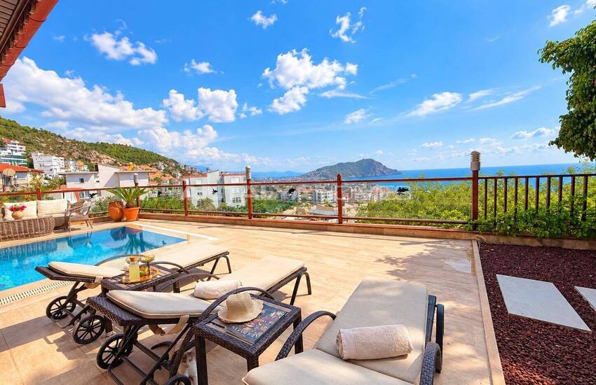 4-rumsvilla Med Pool Och Havsutsikt I Alanya 26