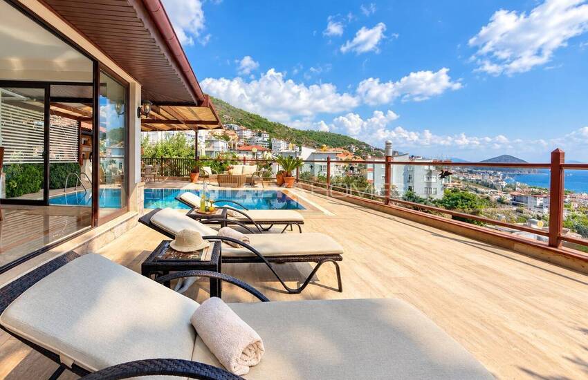 4-rumsvilla Med Pool Och Havsutsikt I Alanya 25