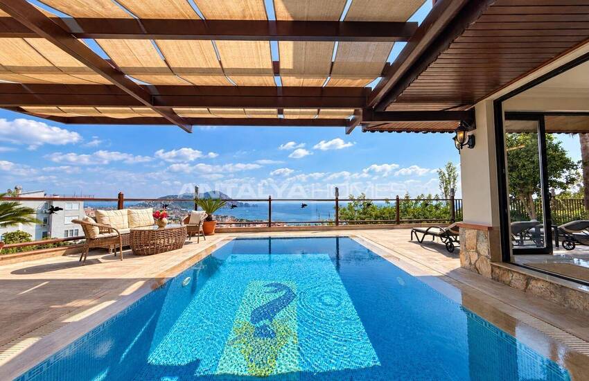 4-rumsvilla Med Pool Och Havsutsikt I Alanya 6
