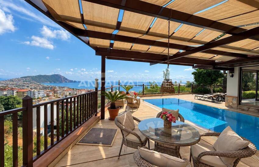 4-rumsvilla Med Pool Och Havsutsikt I Alanya 8