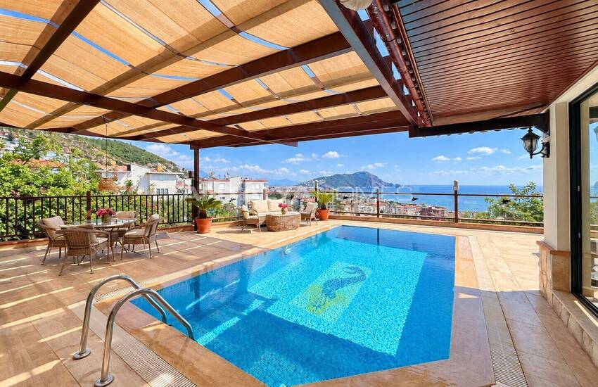 4-rumsvilla Med Pool Och Havsutsikt I Alanya 9