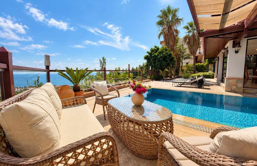 4-rumsvilla Med Pool Och Havsutsikt I Alanya 5