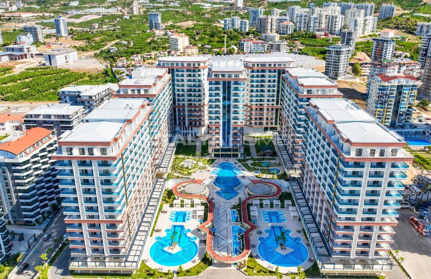 Квартиры в комплексе в 750 м от моря в Алании, Махмутлар 2
