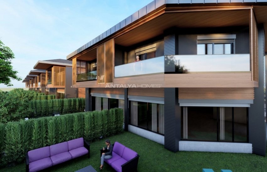 Belek'te Lüks Villa Projesinden Müstakil ve Yarı Müstakil Villalar 11
